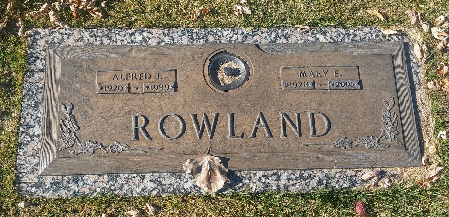Picture of Marker for Alfred and Mary Rowland