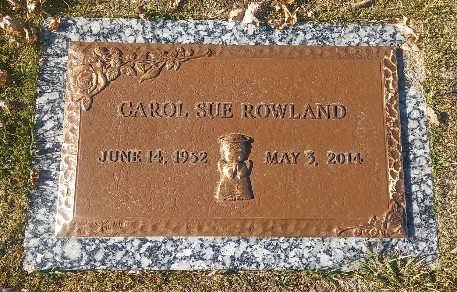 Picture - Marker for Carol Rowland