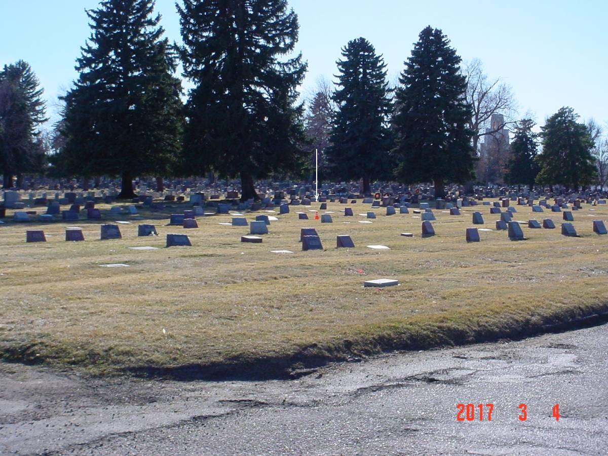 Picture of Block 27 in Crown Hill Cemetery, Wheat Ridge, Colorado.